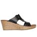 Skechers Women's Beverlee - Garden Picnic Sandals | Size 10.0 | Black | Synthetic | Vegan