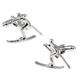 Sports Series Cufflinks 28 Design Options Football Design Cufflinks (Metallic Color: 19) ()