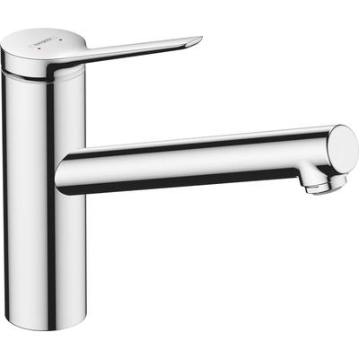 Küchenarmatur HANSGROHE "Zesis M33", silber (chrom), H:214cm T:26,2cm, Armaturen, 150 Niederdruck/offene Warmwasserberei