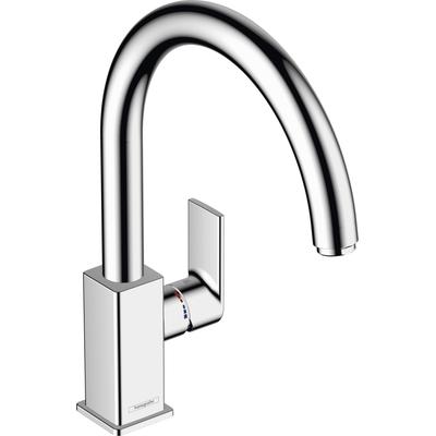 Küchenarmatur HANSGROHE "Vernis Shape M35", silber (chrom), H:331cm T:26cm, Armaturen, 210 1 Strahlart