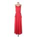 Gap Casual Dress - DropWaist: Red Solid Dresses - Women's Size Small