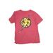 DC Comics Short Sleeve T-Shirt: Red Color Block Tops - Kids Boy's Size X-Large