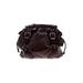 MICHAEL Michael Kors Leather Hobo Bag: Burgundy Print Bags