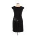 Philosophy di Alberta Ferretti Casual Dress - Sheath: Black Solid Dresses - Women's Size 6