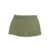 No Boundaries Casual Skirt: Green Solid Bottoms - Women's Size 19