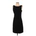 Banana Republic Cocktail Dress - Sheath: Black Print Dresses - Women's Size 4