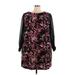 Marisota Casual Dress: Black Floral Motif Dresses - Women's Size 22 Plus