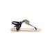 Kate Spade New York Sandals: Black Solid Shoes - Women's Size 6 - Open Toe