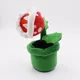 Poupée en peluche Mario pour homme mangeant un pot mangeant une plante en pot fleur de bouche