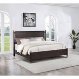 Coaster Emberlyn Four Poster Bed Wood in Brown | Queen | Wayfair 223061Q