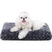 Tucker Murphy Pet™ Washable Dog Bed Deluxe Plush Dog Crate Beds Fulffy Comfy Kennel Pad Anti-Slip Pet Sleeping Mat For Large, Jumbo, Medium | Wayfair