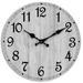 Red Barrel Studio® Laureana Manufactured Wood Wall Clock in Gray | 10 H x 10 W x 1.6 D in | Wayfair 5F2F717B375946BDAD9F7401AC5AB849