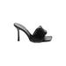 Bottega Veneta Heels: Slip-on Stilleto Cocktail Party Black Print Shoes - Women's Size 40 - Open Toe