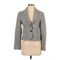 Banana Republic Wool Blazer Jacket: Gray Marled Jackets & Outerwear - Women's Size 2