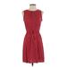 Tommy Hilfiger Casual Dress: Red Hearts Dresses - Women's Size Small