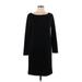 Gap Casual Dress - Shift: Black Solid Dresses - Women's Size Medium