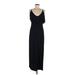 Spirit of Grace Casual Dress V Neck Sleeveless: Black Solid Dresses - Women's Size Medium