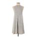 GF Collection Casual Dress - A-Line: Gray Marled Dresses - Women's Size X-Small