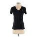 Nike Active T-Shirt: Black Activewear - Women's Size Small