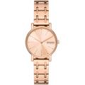 Quarzuhr SKAGEN "SIGNATUR LILLE" Armbanduhren rosegold (roségoldfarben) Damen Quarzuhren