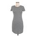Forever 21 Casual Dress - Mini: Gray Solid Dresses - Women's Size Small