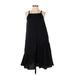 Veda Casual Dress - DropWaist: Black Solid Dresses - Women's Size P