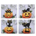 4 Pcs Mouse Pad for Laptop Cute Mouse Pads Desk Mouse Pads Halloween Theme Mouse Pad Gaming Mat Desk Mousepad Table Mousepad Halloween Mouse Pad Pumpkin Milk Silk Rubber