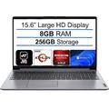 lenovo 15.6 Laptop IdeaPad 8GB RAM 256GB Storage Wi-Fi 6 and Bluetooth 5.1 HDMI SD Card Reader 15.6 HD Anti-Glare Display AMD Athlon Dual-core Processor Windows 11 S JVQ MP