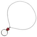 Necklace for Men Senior Magnifier Necklace for Decor Magnifying Glass Choker Creative Jewelry Necklace Magnifying Glass Red Gift Pendant Delicate Zinc Alloy Glass Man Elder