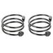 2 Pcs Mens Gifts Couple Stackable Finger Energy Decor The Lovers Miss