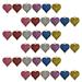 30 Pcs Heart Necklace Pendant Love Shape Pendants Shaped Alloy Adornments Necklaces Silver Locket Phone Case Accessories Charms For Jewelry Making