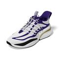 Unisex adidas White/Purple Washington Huskies Alphaboost V1 Sustainable BOOST Shoe