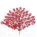 High-Quality 10mm Artificial Berry Picks - 6 Vibrant Berries on Each Stem for Premium Floral Arrangements