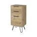 Light Dresser Skyoner, Hairpin Legs, Superior Top,Three Drawers