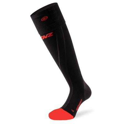 Lenz 6.1 Toe Cap Compression Unisex Heated Socks with rcB 1200 Batteries - Re-Packaged Black