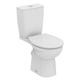 Ideal Standard Tirso White Standard Close-Coupled Round Toilet Set With Soft Close Seat