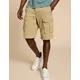 Men's White Stuff Men's Halsall Organic Cargo Short Light Natural - Cream - Size: 36/32