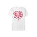 Men's Big & Tall Heart Faces Tops & Tees by Mad Engine in White (Size XXLT)