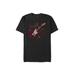 Men's Big & Tall Rosey Guitar Tops & Tees by Mad Engine in Black (Size XXLT)