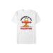 Men's Big & Tall Garfield Is My Valentine Tops & Tees by Mad Engine in White (Size LT)