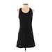 Athleta Active Dress - A-Line: Black Solid Activewear - Women's Size Small