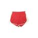 Nike Athletic Shorts: Red Print Activewear - Women's Size X-Large