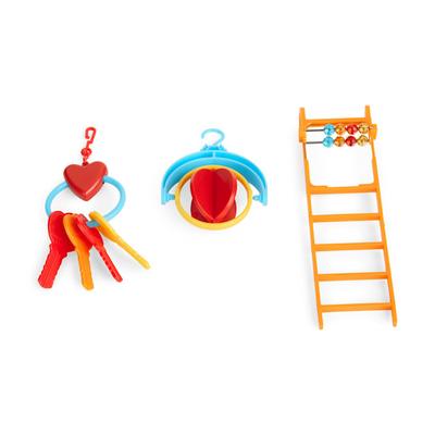 You & Me 3-Pack Ladder, Key and Spinning Ball Toys, Small