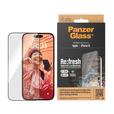 PANZERGLASS Displayschutzglas "Screen Protector Glass", transparent, B:22,00cm H:1,00cm T:25,00mm, Displayfolien, Ultra Wide Fit Image