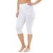 Plus Size Women's Rago® Light Control Capri Pant Liner 920 by Rago in White (Size 7XL) Slip