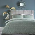 Bee Deco Reversible Duvet Cover Set - Eau De Nil by Riva Home