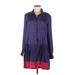 Thakoon Collective Casual Dress - DropWaist: Purple Dresses - Women's Size 6