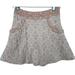 Free People Skirts | Free People Mini Skirt Skater Tapestry Floral Pink Pockets Spring Easter Sz 4 | Color: Pink | Size: 4