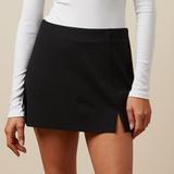 American Eagle Outfitters Shorts | Knit Mini Skort With Stretch | Color: Black | Size: Xs