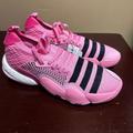 Adidas Shoes | Adidas Mens Pink Trae Young 2 Ie1667 Lace Up Athletic Basketball Shoes Sz Us 12 | Color: Pink | Size: 12